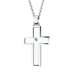 Mustard Seed Cross Necklace