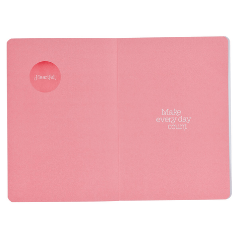 Shine Your Light Pink Petals Flexcover Journal With Elastic Closure