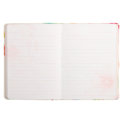 Make Every Day Count Pink Daisies Handy-size Faux Leather Journal