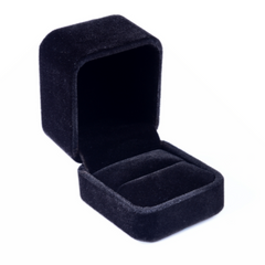 Ring Box - Black Velvet