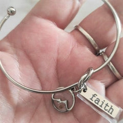 Mustard Seed Mountain Bangle Bracelet