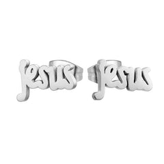 Simply Jesus Stainless Steel Earrings