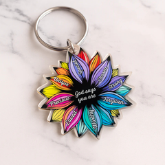 Identity Flower Key Chain