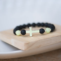 Glowing Cross Bracelet