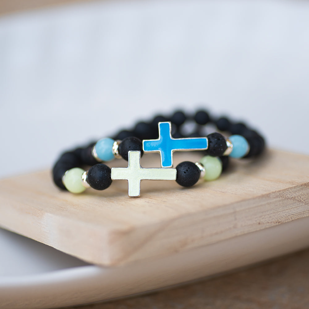 Glowing Cross Bracelet