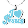 I Love Jesus Enamel Necklace