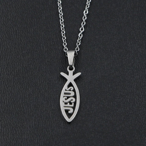 Jesus Fish Necklace