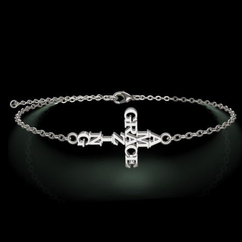 Amazing Grace Cross Bracelet